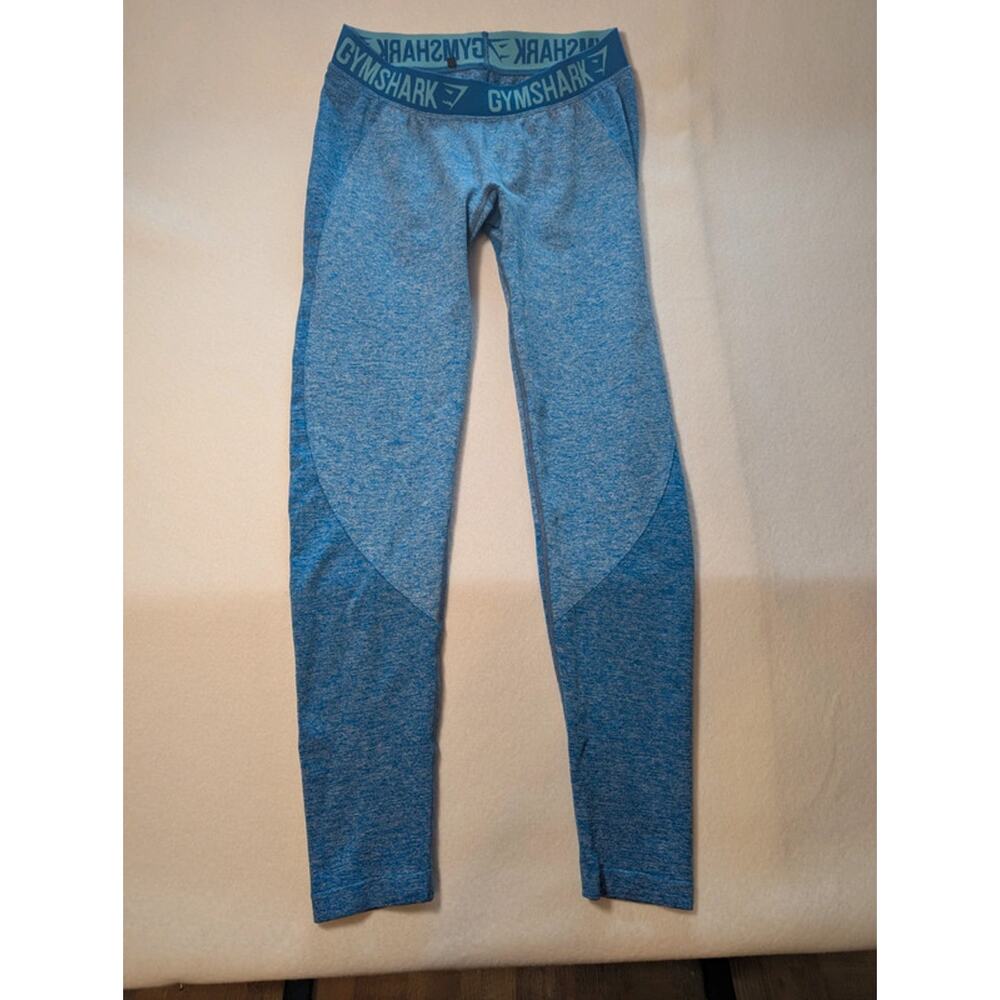 Gymshark Blue Ombre Seamless Leggings Size Large High Waist Activewear SKU 209